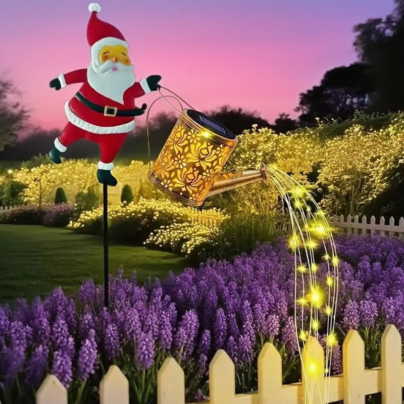 ⏰Solar garden light in the shape of Santa Claus🎅🎄