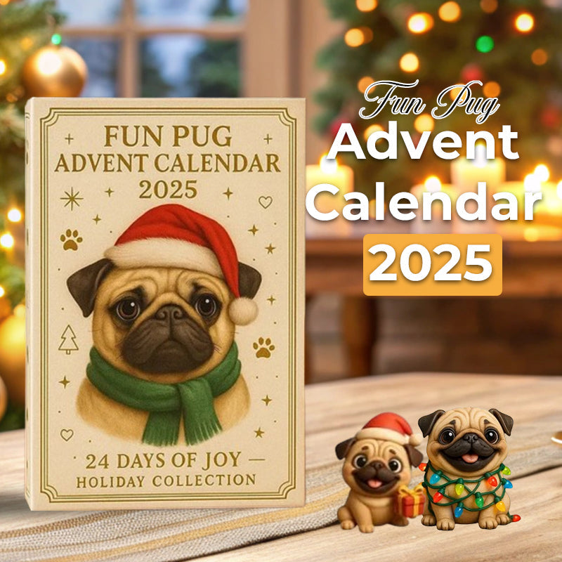 🐾🎄 Fun Pug Advent Calendar 2025