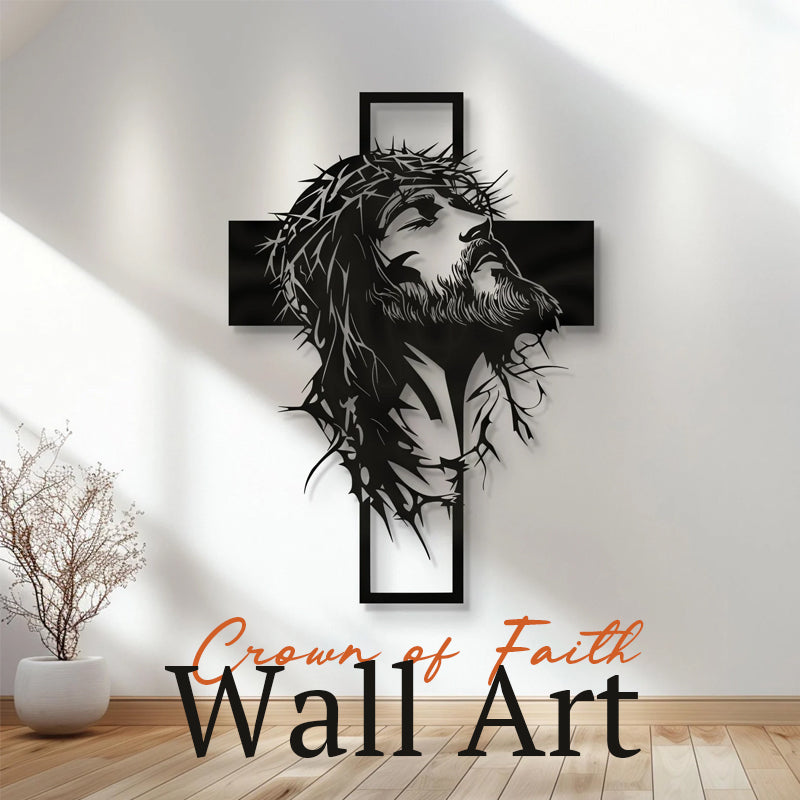 ✝️ Crown of Faith Wall Art