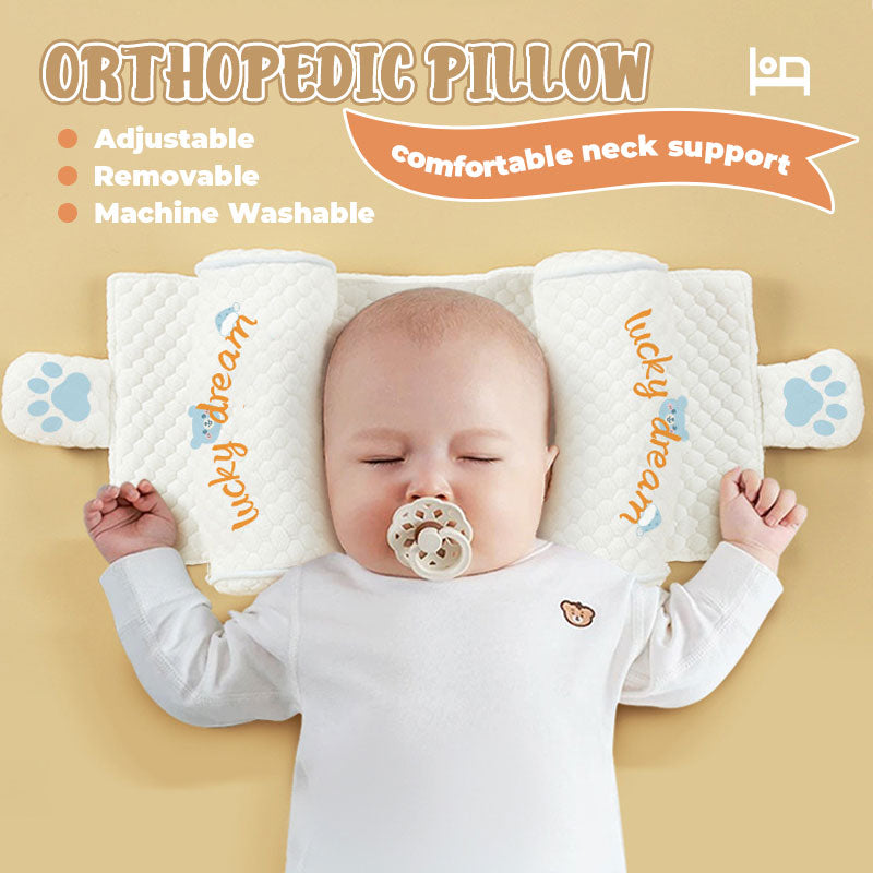 👶Orthopedic pillow for newborns | Against head tilt and comfortable neck support🌙