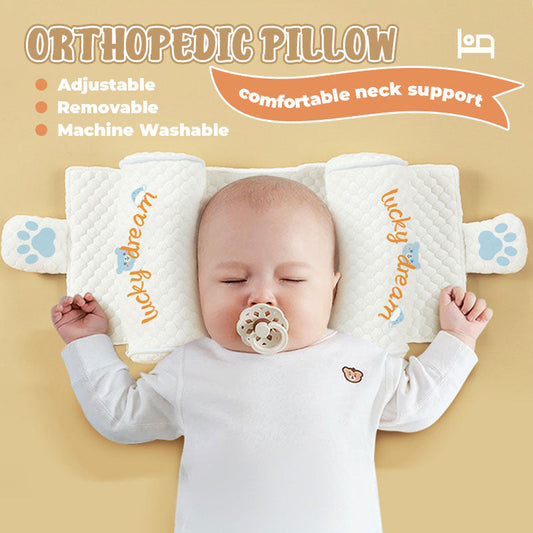 👶Orthopedic pillow for newborns | Against head tilt and comfortable neck support🌙