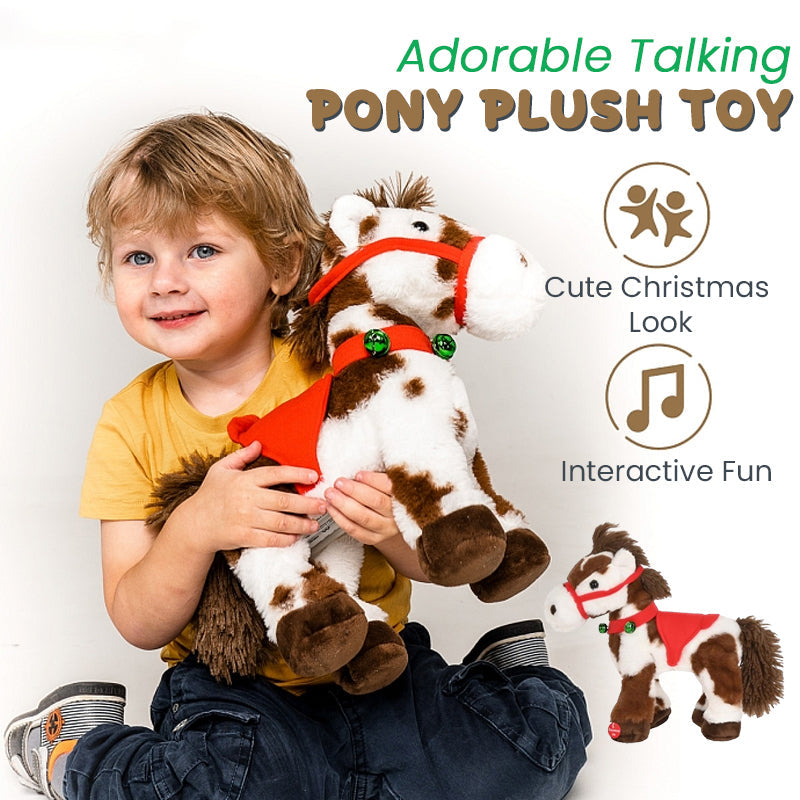 🐴✨Adorable Talking Pony Plush Toy✨🐴
