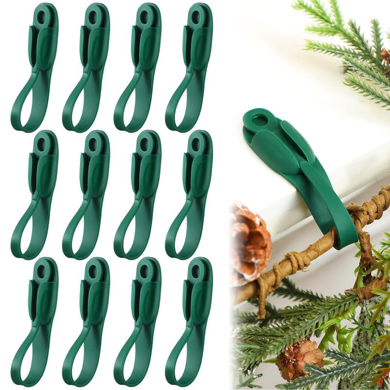 12 PCS Christmas Silicone Garland Hanger Hooks