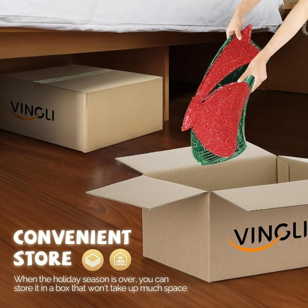 🎄 Now on pre-sale! 🎀✨ Large, illuminated Christmas wreath for outdoor use