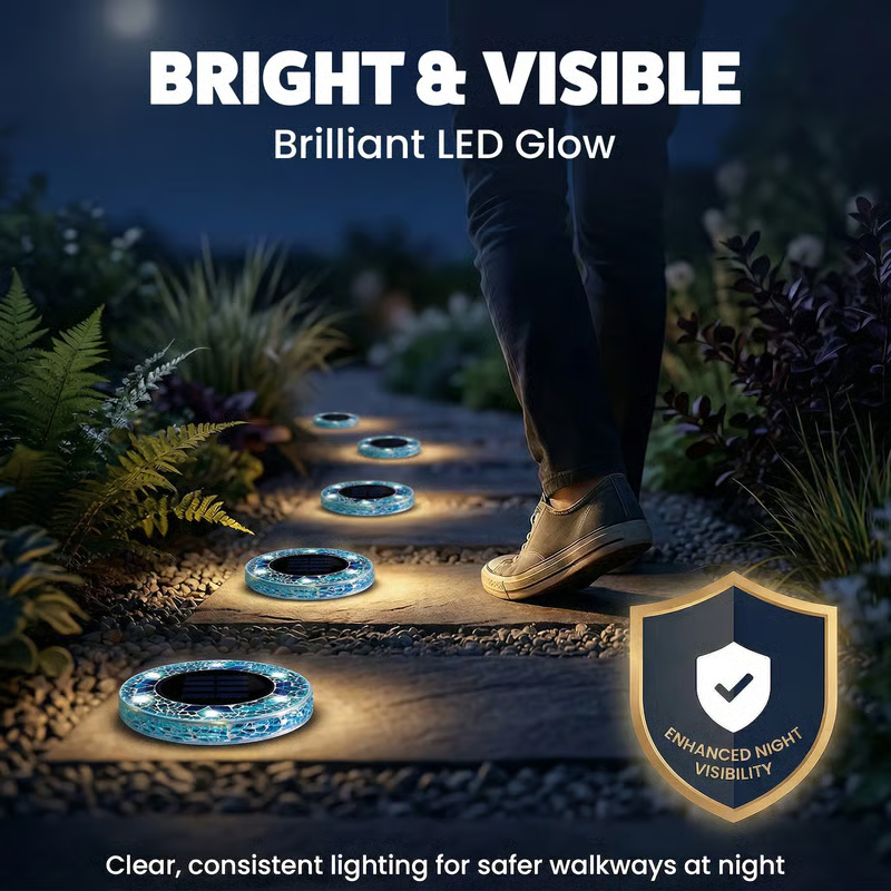 ✨ EMPFEHLUNG DER REDAKTION: 50 % RABATT | 🌙 Solar-Mosaik-Scheiben-Gartenleuchten