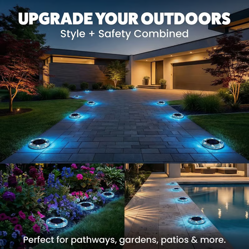 ✨ EMPFEHLUNG DER REDAKTION: 50 % RABATT | 🌙 Solar-Mosaik-Scheiben-Gartenleuchten