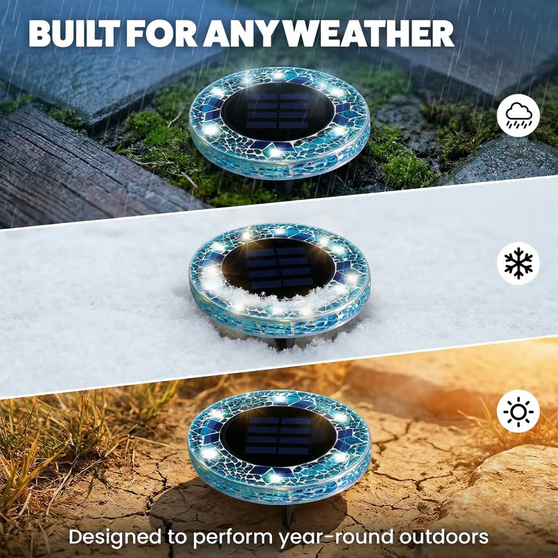 ✨ EMPFEHLUNG DER REDAKTION: 50 % RABATT | 🌙 Solar-Mosaik-Scheiben-Gartenleuchten