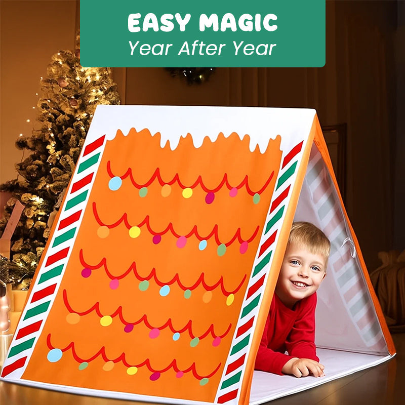 ✨ Gingerbread Christmas Tent — Where Holiday Dreams Find a Home 🍪🎄