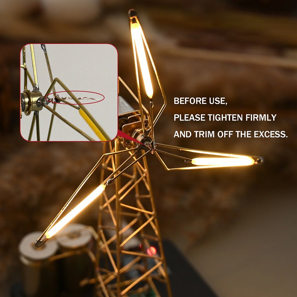 🔥⏰ Laatste batch vliegt de deur uit! ✨ DIY Windmolen Nachtlampje (Materialenpakket)